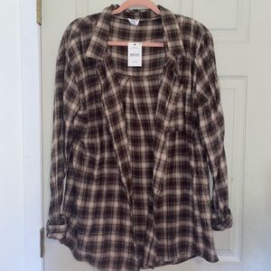 Brown and beige flannel - Cotton On